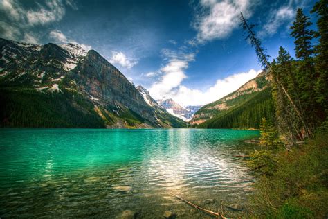 4k, Banff National Park, Lake Louise - Dell Ultrasharp U2715h 27 Led ...