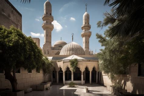 Mosque, with Call To Prayer and the Sound of the Muezzin Echoing ...