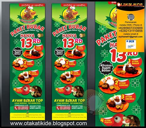 Jasa Desain Banner Promosi - Otakatikide | Jasa Desain Logo, Jasa ...