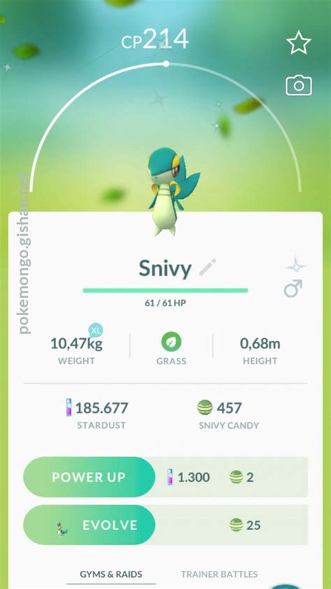 Shiny Snivy - Pokemon Go