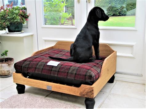 Extra Large Wooden Dog Beds UK - Handmade from Solid Oak