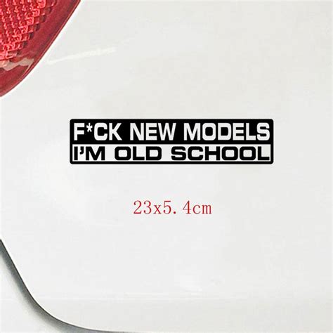 Cheap Perets Old School Funny Car Bumper Stickers Vinyl Cars Sticker ...