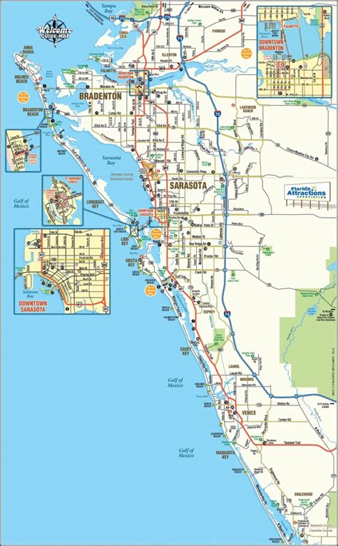 Map Of Sampling Area Off Sarasota, Fl Showing Locations Of A - Sarasota ...