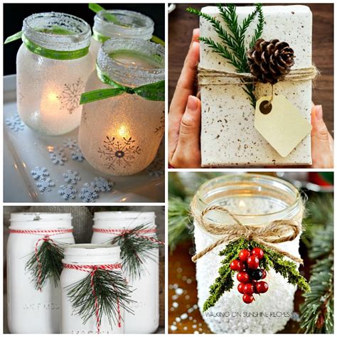 Christmas in July Crafts with Mason Jars | Walking on Sunshine Recipes