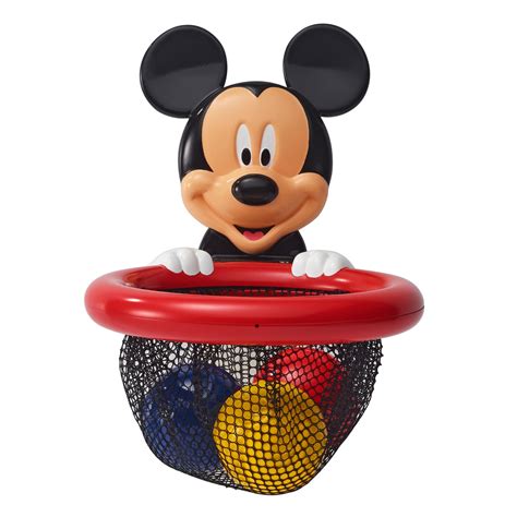 Disney Baby Mickey Mouse Shoot, Score and Store, Bath Toy Storage ...