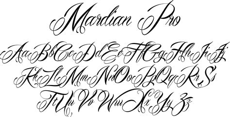 Best Free Tattoo Fonts Script Calligraphy Simple Ideas | Typography Art ...