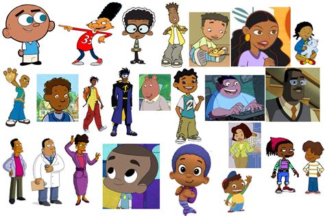 My Favorite Black Cartoon Characters by WillM3luvTrains on DeviantArt