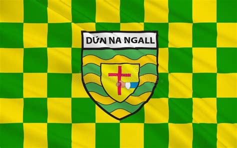 Flag of County Donegal is a County in Ireland Stock Photo - Image of ...