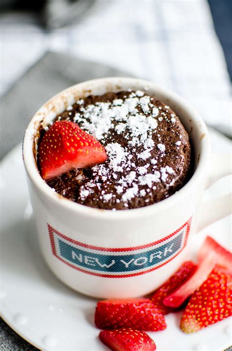 Microwave Chocolate Lava Mug Cake - A Grande Life