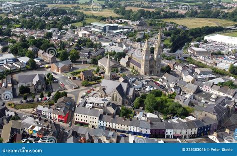 St Columbas Church of Ireland Sacred Heart Church in Omagh Town Centre ...