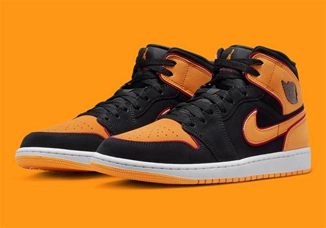 Air Jordan 1 Mid “Vivid Orange” Officially Unveiled