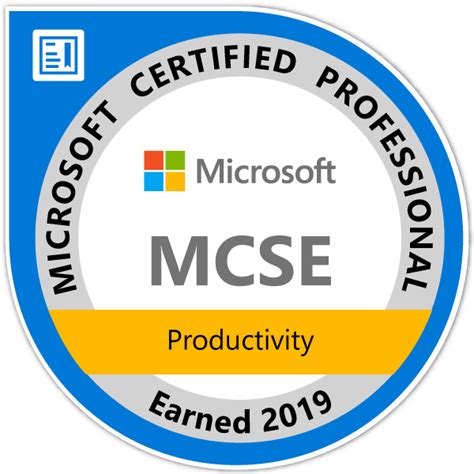 MCSE: Productivity — Certified 2019 - Credly