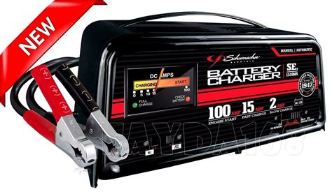 Emergency Car Battery Charger Auto Jump Starter 100 Amp Portable Engine ...