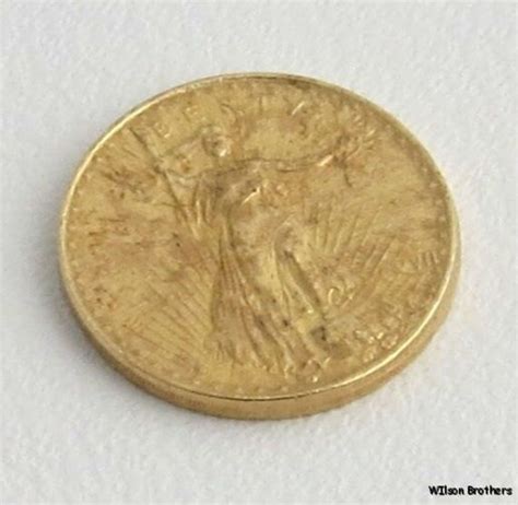 US 20 Dollar Miniature Gold Coin Replica 14k Franklin Mint