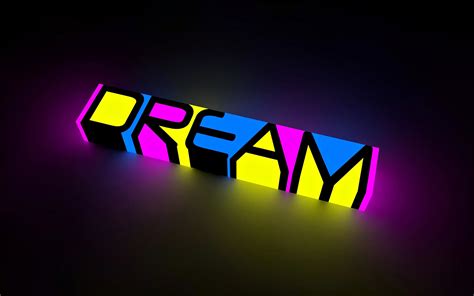 abstract, Dream, Colors, Neon, Bright, Words, Letters, Motivational ...