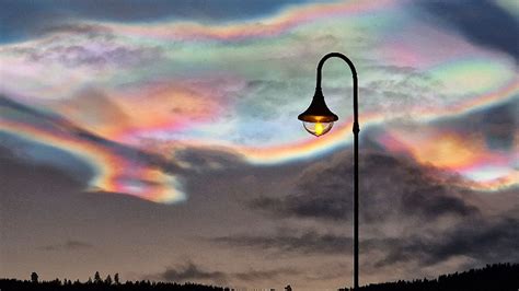 Extremely rare 'rainbow clouds' light up Arctic skies for 3 days in a ...