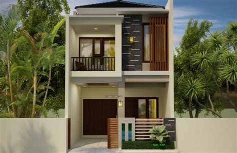 Desain Rumah Persegi Panjang Tingkat : Lingkar Warna Denah Rumah ...