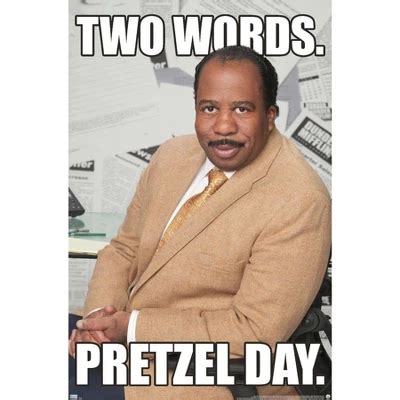 Trends International The Office - Stanley Hudson - Pretzel Day Unframed ...