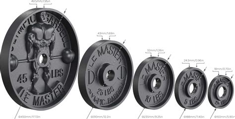 Deep dish barbell plates - Le Master Barbell Company