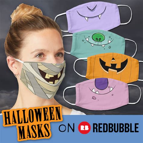 Covid Halloween Masks – Cedric Hohnstadt Illustration