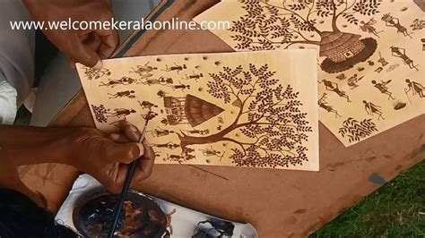 Kurumba Tribal Painting - YouTube