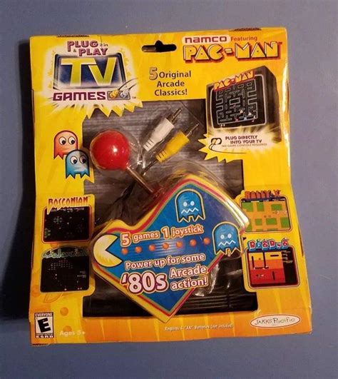 Buy Original Pac Man Arcade Classics Namco Plug & Play TV Games Online ...