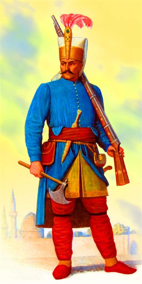 Ottoman Janissary guard | Janissaries, Ottoman empire, Turkish soldiers