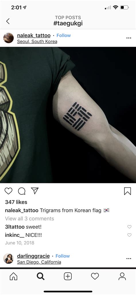 Pin by Teya Rosal on Tat | Korean flag, Flag tattoo, Tattoos