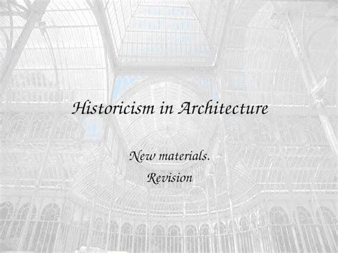 (PPT) Historicism in architecture (new) - DOKUMEN.TIPS