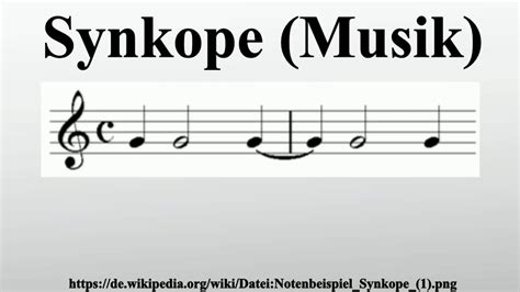 Synkope (Musik) - YouTube