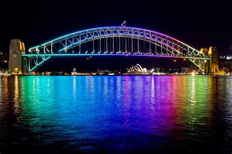 Vivid light show in Sydney! | Sydney harbour bridge, Australia travel ...