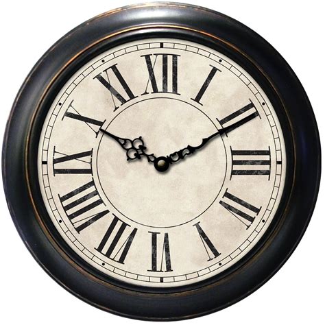 Three Posts Decorative Home 18" Classic Roman Numeral Wall Clock ...