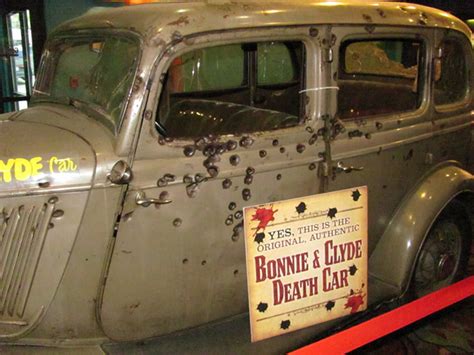 Bonnie and Clyde's Car - Bullet-Riddled 1934 Ford