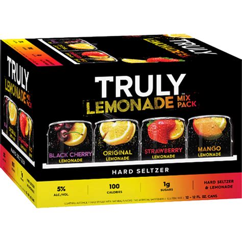 Truly - Lemonade Hard Seltzer Mix Pack - 12 Cans