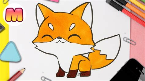 COMO DIBUJAR UN ZORRO KAWAII - dibujos kawaii faciles - Aprender a ...