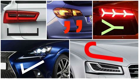 Car Headlight and Taillight Design Takes Inspiration From Punctuation ...