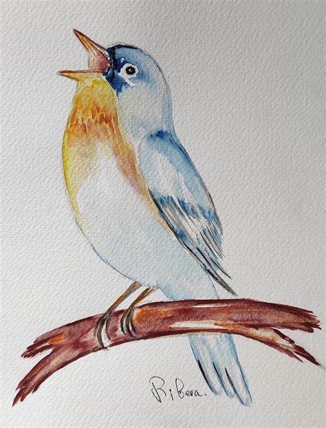 Easy Bird Paintings