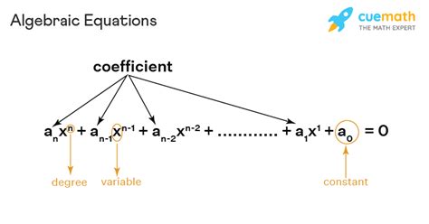 Algebraic Equations - Definition, Types, Formulas, Examples