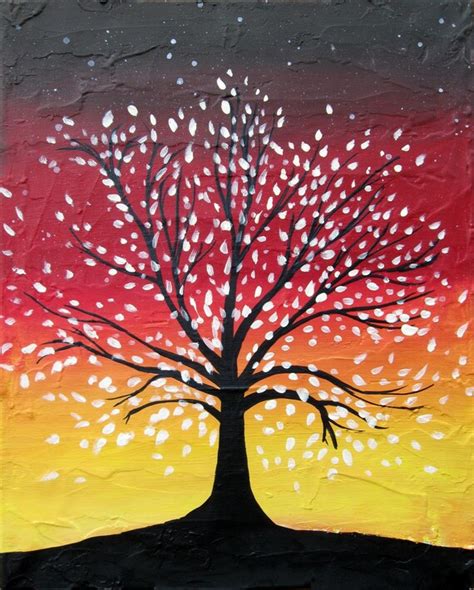 tree of life painting canvas wall art decor by wrightsonarts