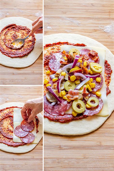 Easy Calzone Pizza Recipe - Happy Foods Tube