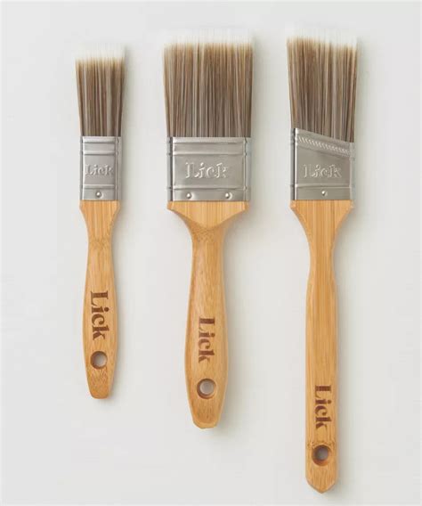 LickTools Paint Brush Set 3 Pieces - Screwfix