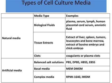 PPT - Cell culture media and supplements PowerPoint Presentation, free ...