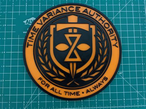 Marvel TVA Crest Emblem Logo Loki 3D Printed Color Wall | Etsy