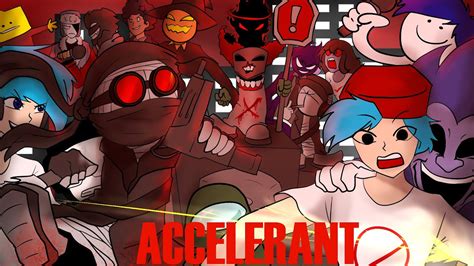 Accelerant but Every Turn a Different Character Sings (FNF Animation ...