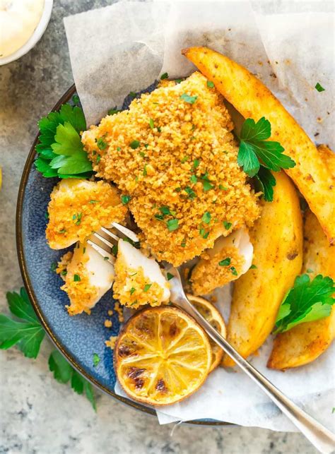 Baked Haddock Fish And Chips Recipe | Besto Blog