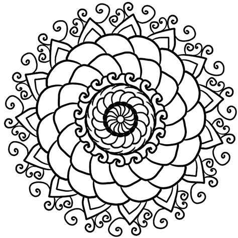 Simple Mandala Drawing Step By Step - + Easy Mandala Drawing | Bodewasude