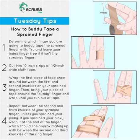 Treating a sprained finger? Learn how to #buddytape it properly. Follow ...