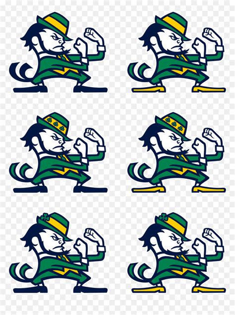 Leprechaun Clipart Notre Dame - Leprechaun Fighting Irish Logo, HD Png ...