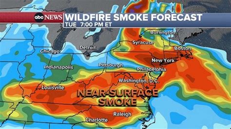 Wildfire smoke map: Which US cities, states are being impacted by ...