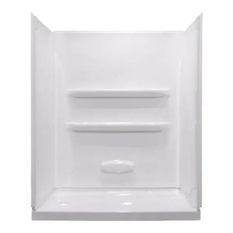 3 piece Fiberglass white surround for 27x54 shower pan - AB Quality ...